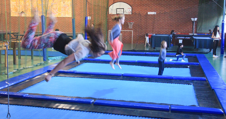 Youth Centre trampolines
